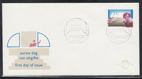 NETHERLANDS Eduard Rutger Verkade, Actor FIRST DAY COVER