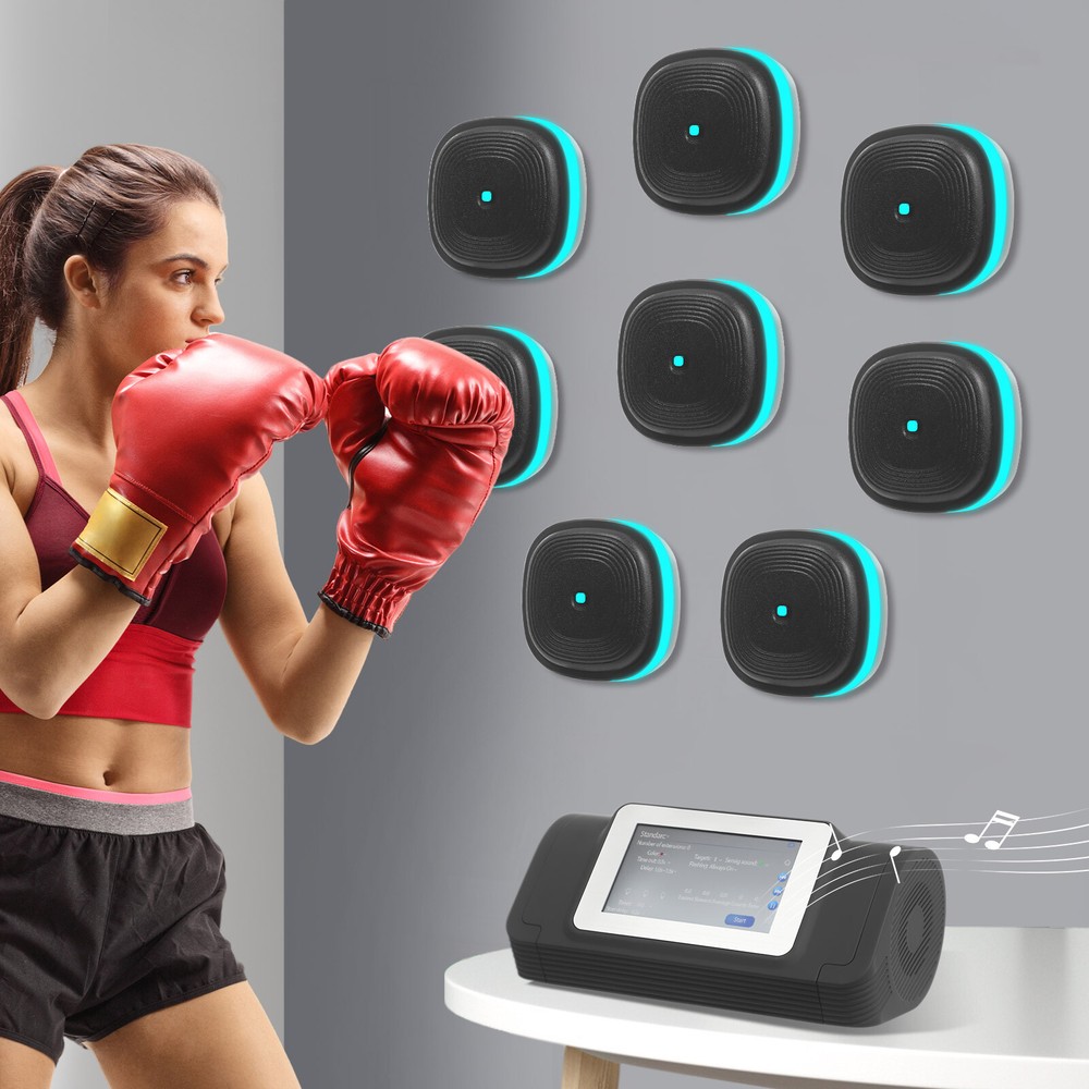 Split Musical Boxing, Punching Machine, Split Musical Boxing With 8 Targets