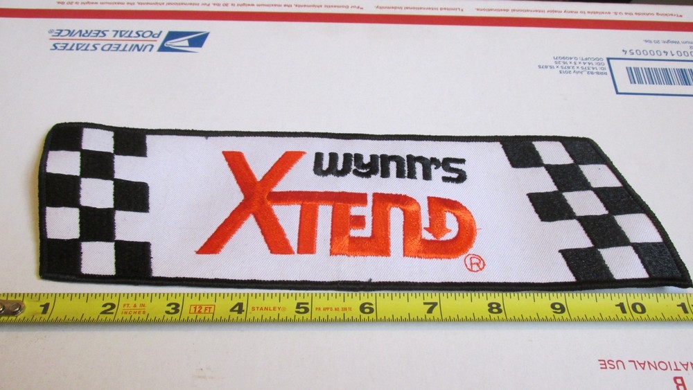 VINTAGE WYNN'S XTEND RACING EMBROIDERED PATCH