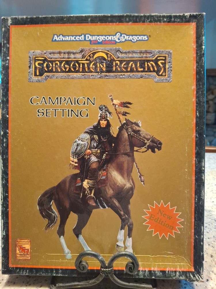AD&D Dungeons & Dragons Forgotten Realms Campaign Setting Box (Complete)