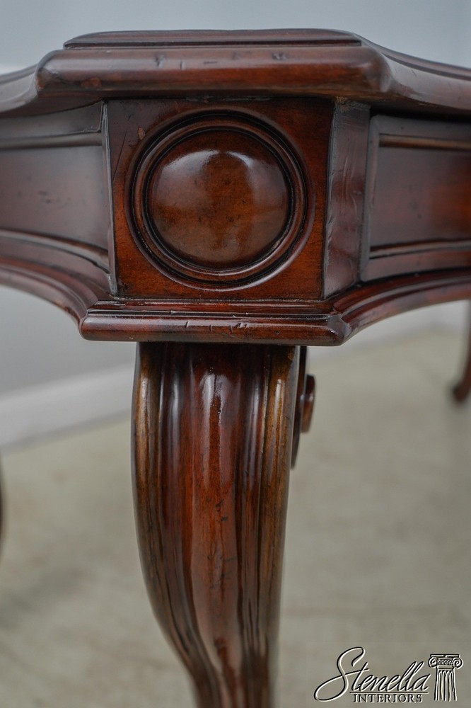 61635: HOOKER Leather Top Continental Style Desk