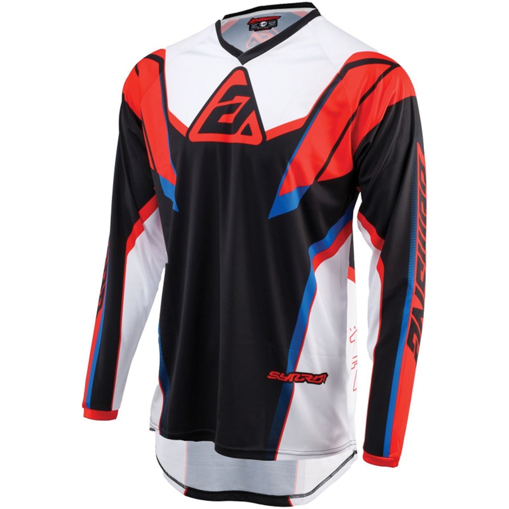 Answer 442405 Red/White/Blue Large 25 Syncron Envenom Jersey