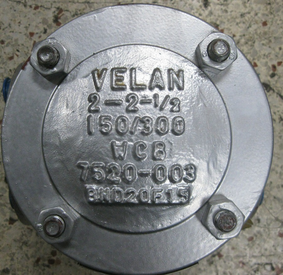 VELAN 2” 150 WCB FLANGED RAISED FACE CHECK VALVE