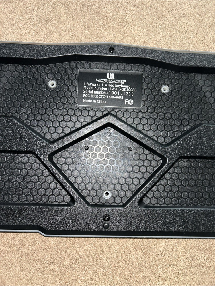 Lifeworks Lightup Gaming Keyboard Black