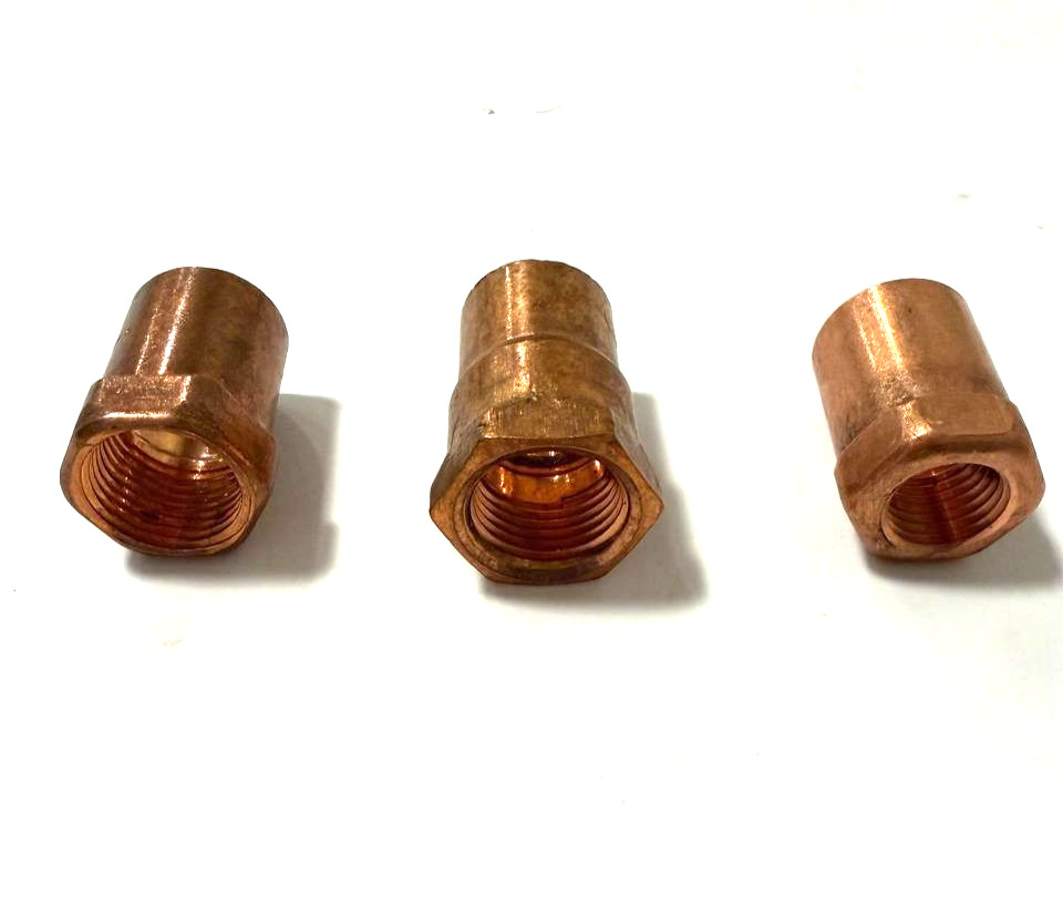 26 Pcs Mixed Brands and Mixed Small Sizes Copper Pipe Adapters