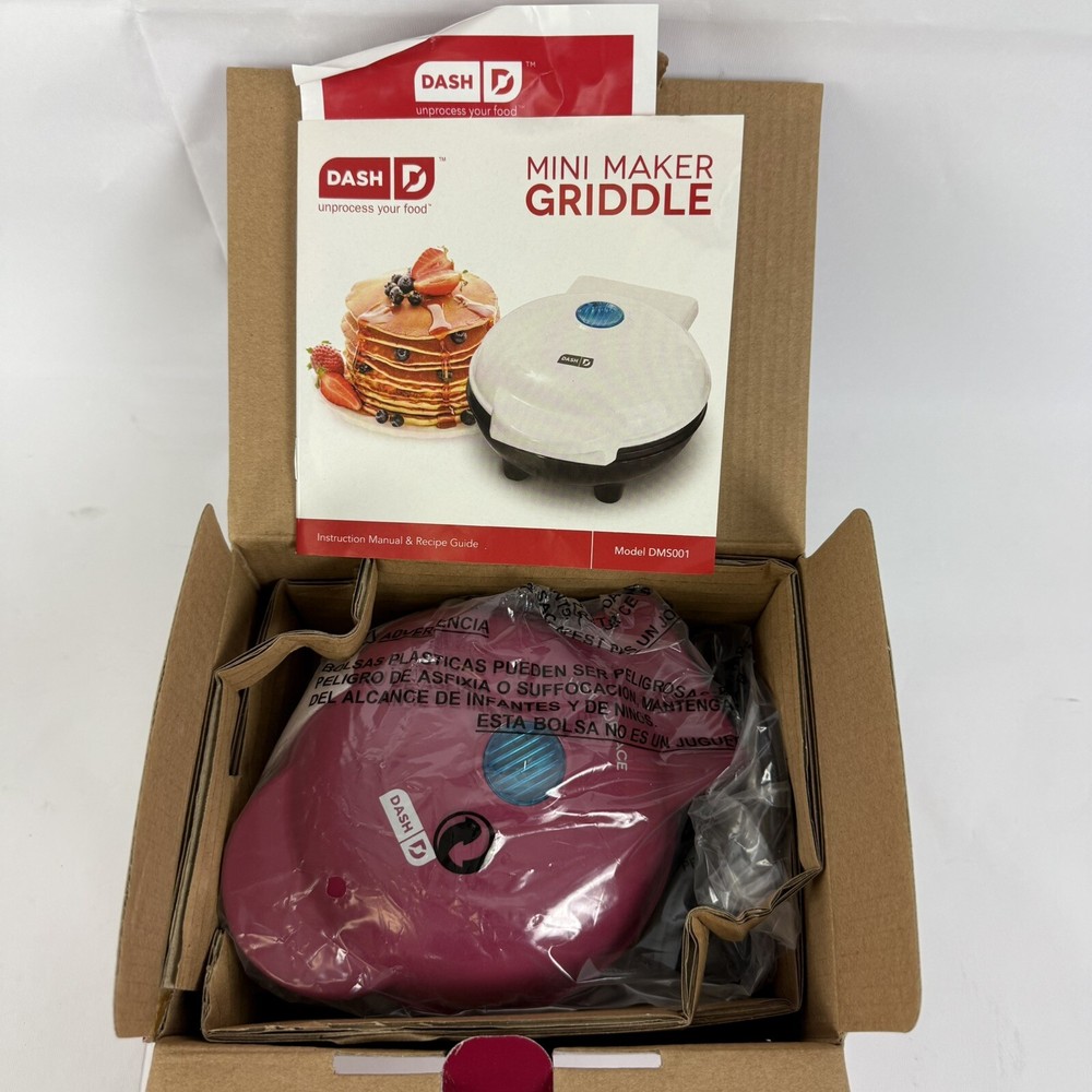 DASH Mini Maker Grill Griddle Waffle Maker (Set of 3) 4”