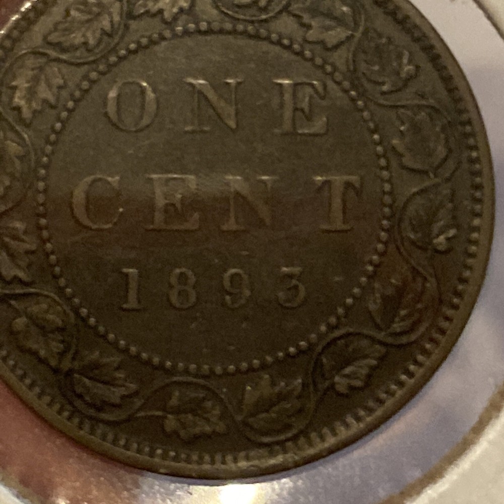 1893 canada large cent queen victoria