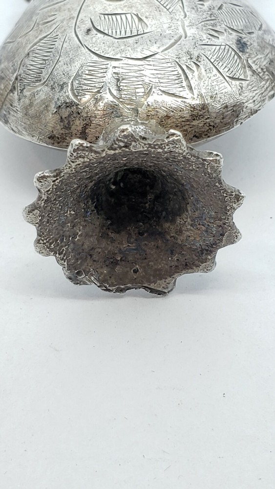18th Hand Made Sterling Silver Perfume Bottle