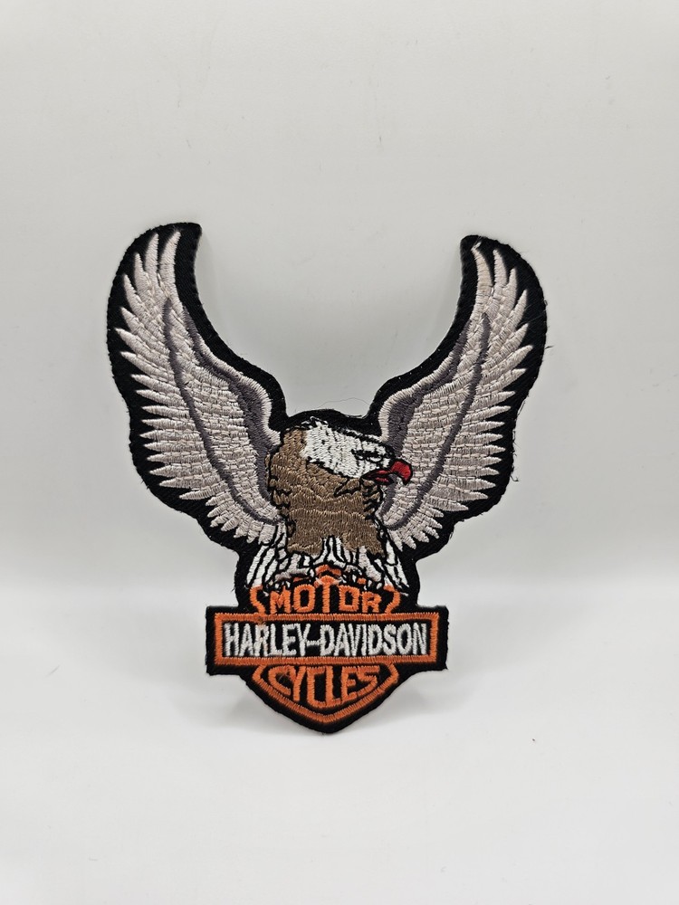 Vintage Harley Davidson Motorcycles Biker Patch 4" Patch Eagle