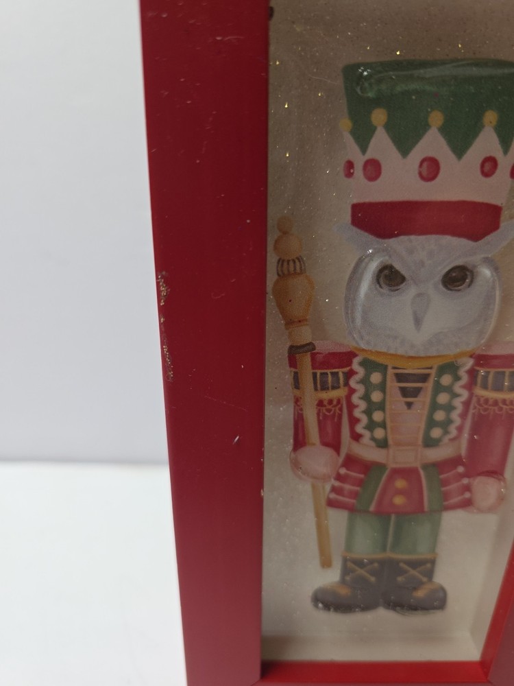 Set Of 2 Owl And Penguin Nutcrackers
