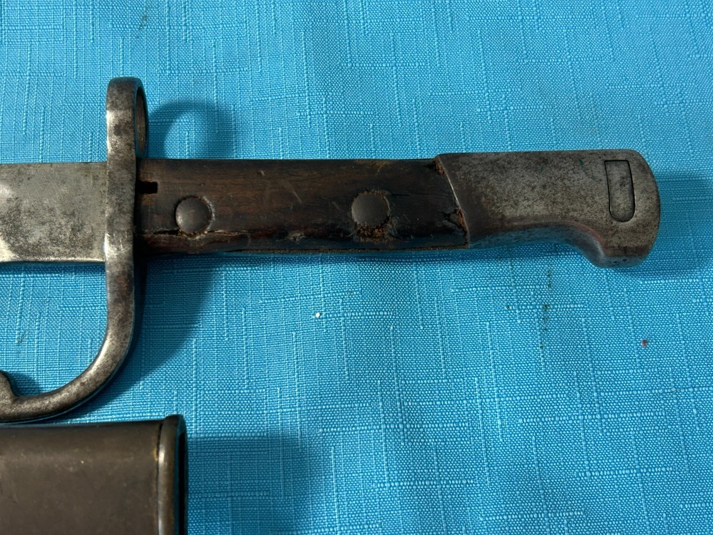 1890s Turkish Mauser Bayonet w/ Scabbard