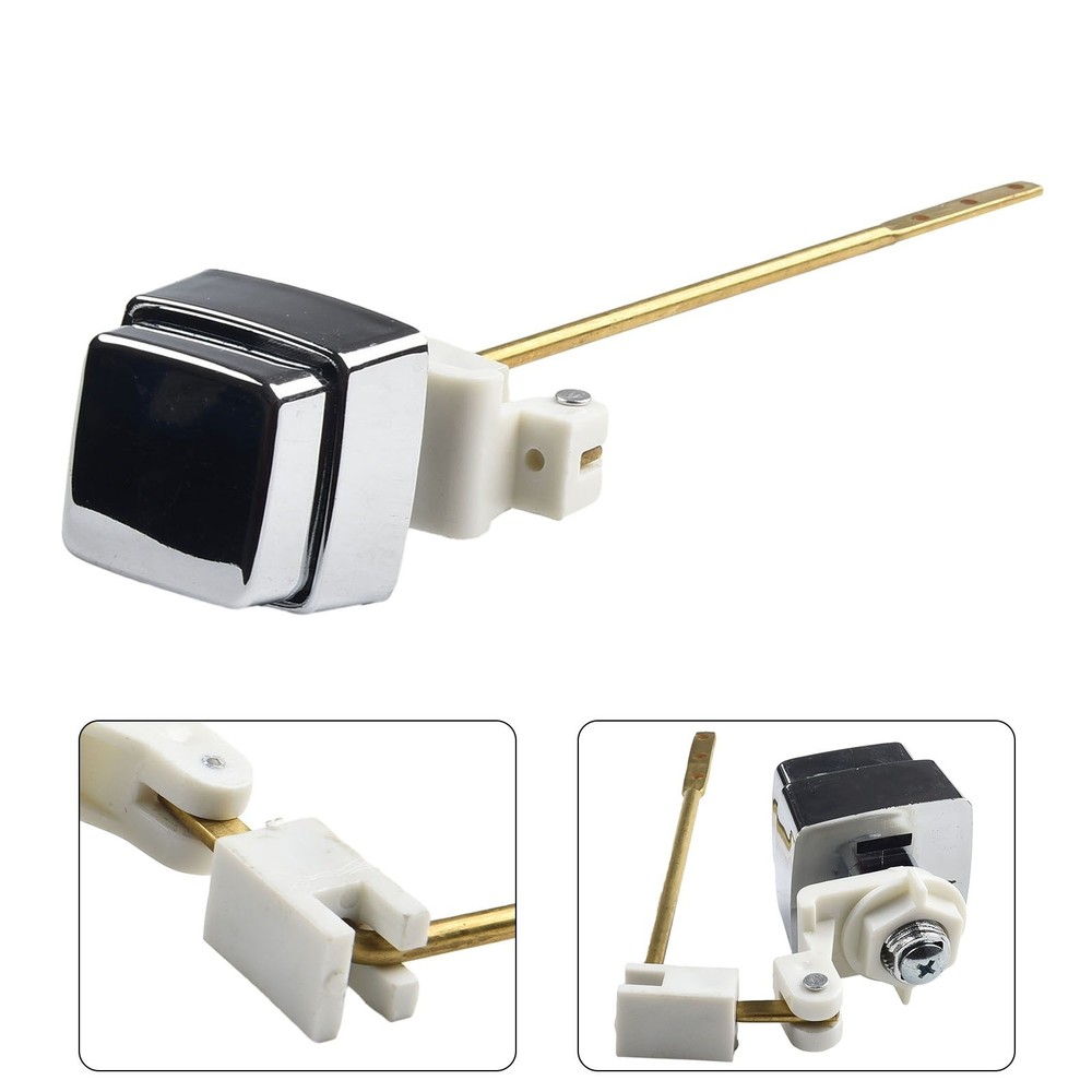 Tank Push Button Button Side Mount Tank Toilet 1PCS Lever Flush Practical