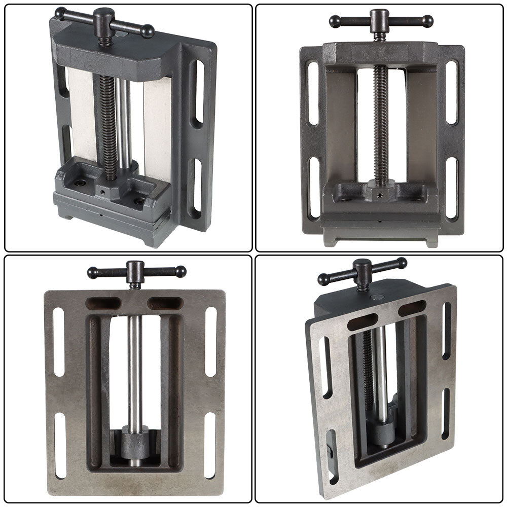 6 Inch Drill Press Vise Low Profile For Drilling Tapping & Reaming