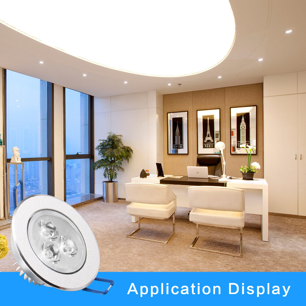 4/10PC 3W/5W LED Downlight Dimmable Spotlight Panel Light Recessed Ceiling Light