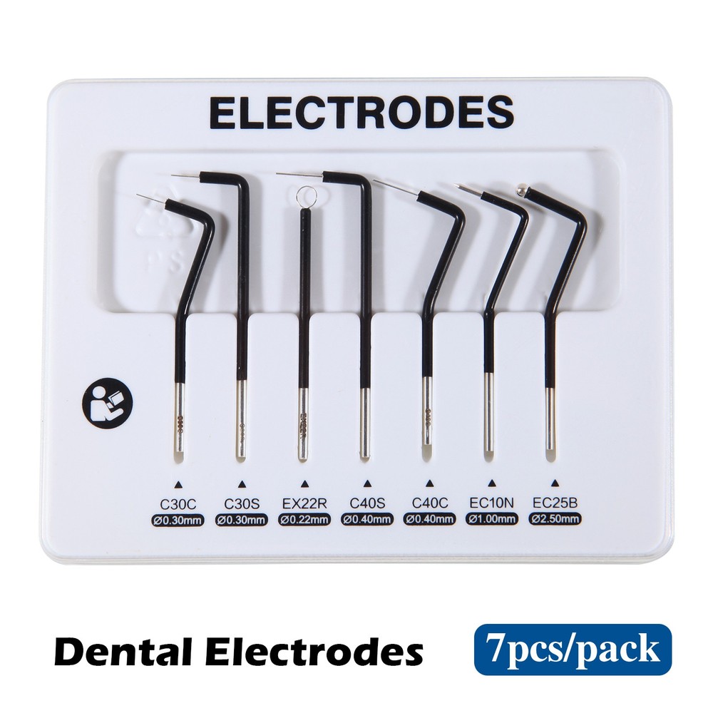 7Pcs/set Dental Electrosurgery Tips Electrode Tips for Oral Surgery Reusable dk