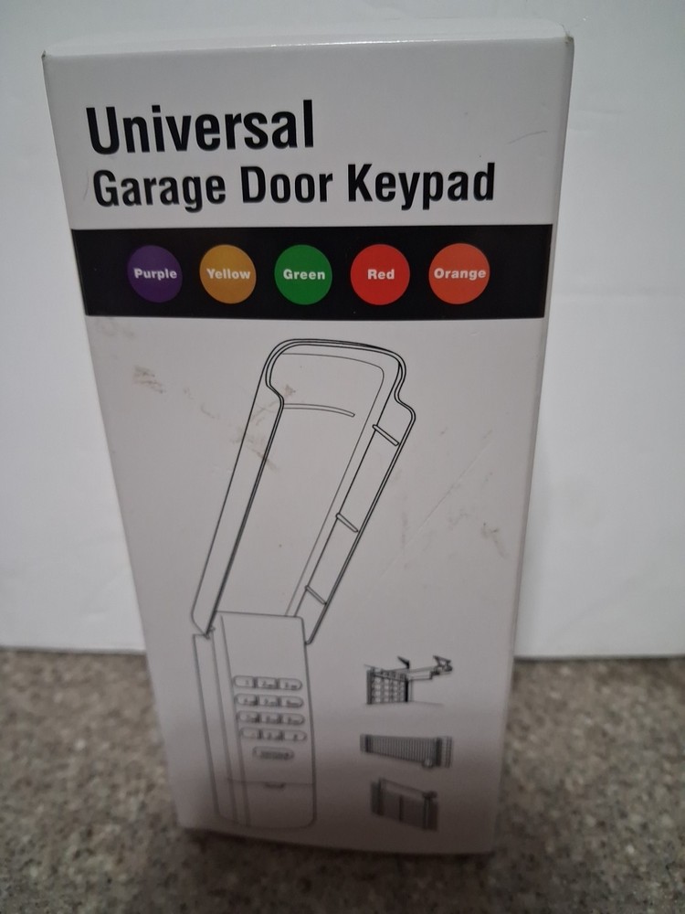Universal Garage Door Keypad White