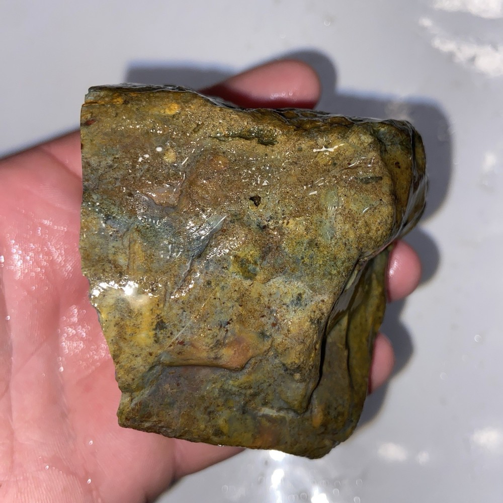 Rainbow Jasper Lapidary Rough Stone 14.33 Oz