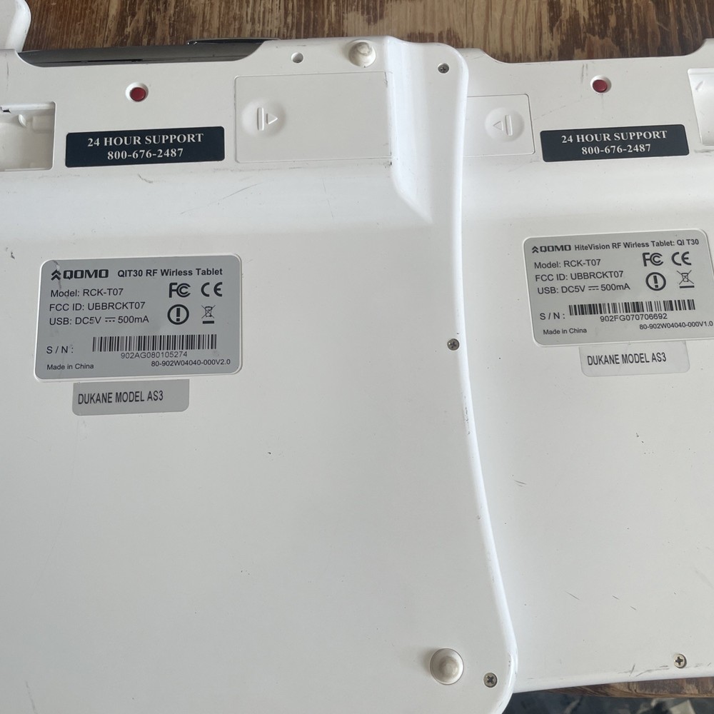 Dukane AirSlate AS3 Wireless Writing Tablet (3) Untested