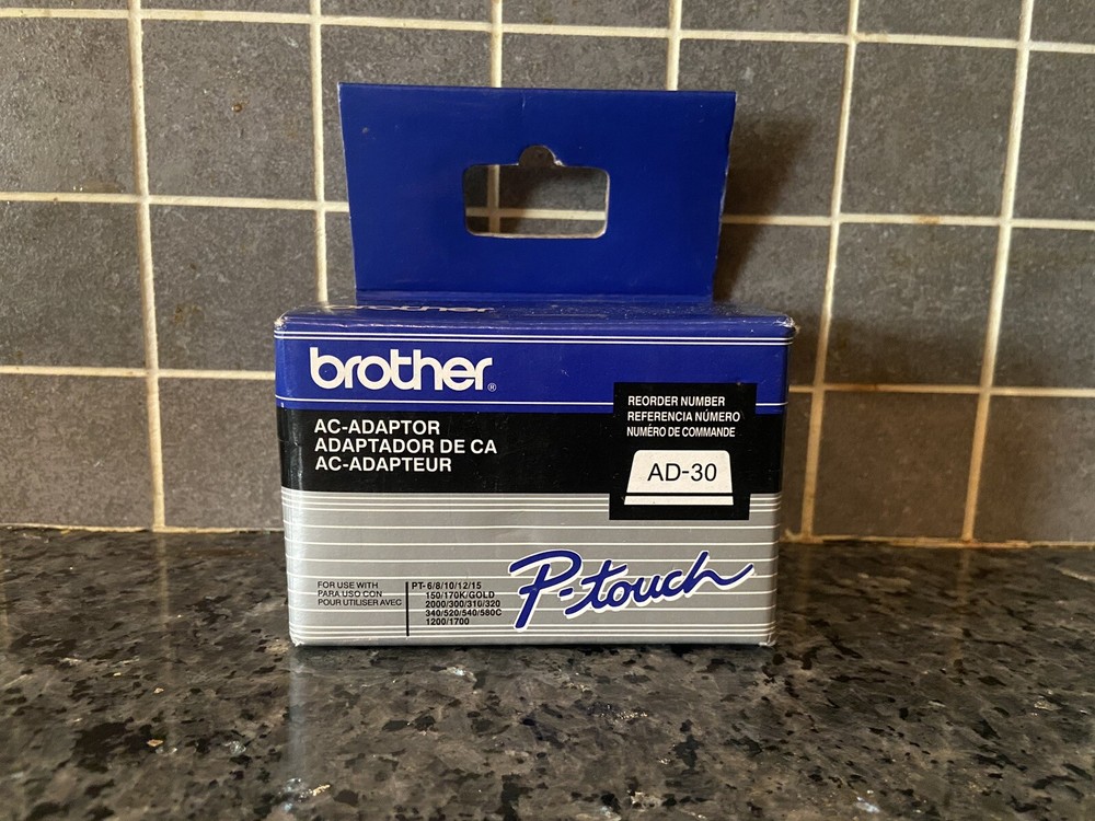 Brother AD-30 AC Adapter P-Touch Untested