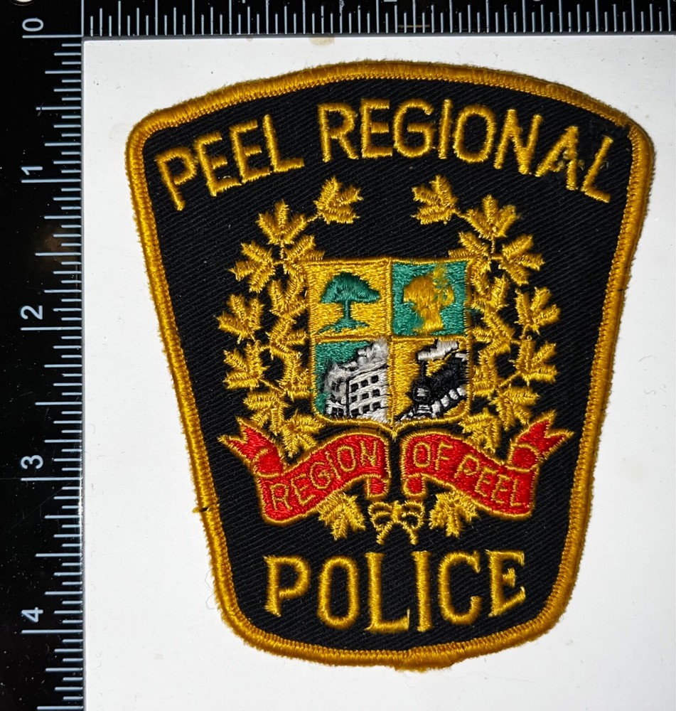 VINTAGE Peel Canada Regional Police Patch