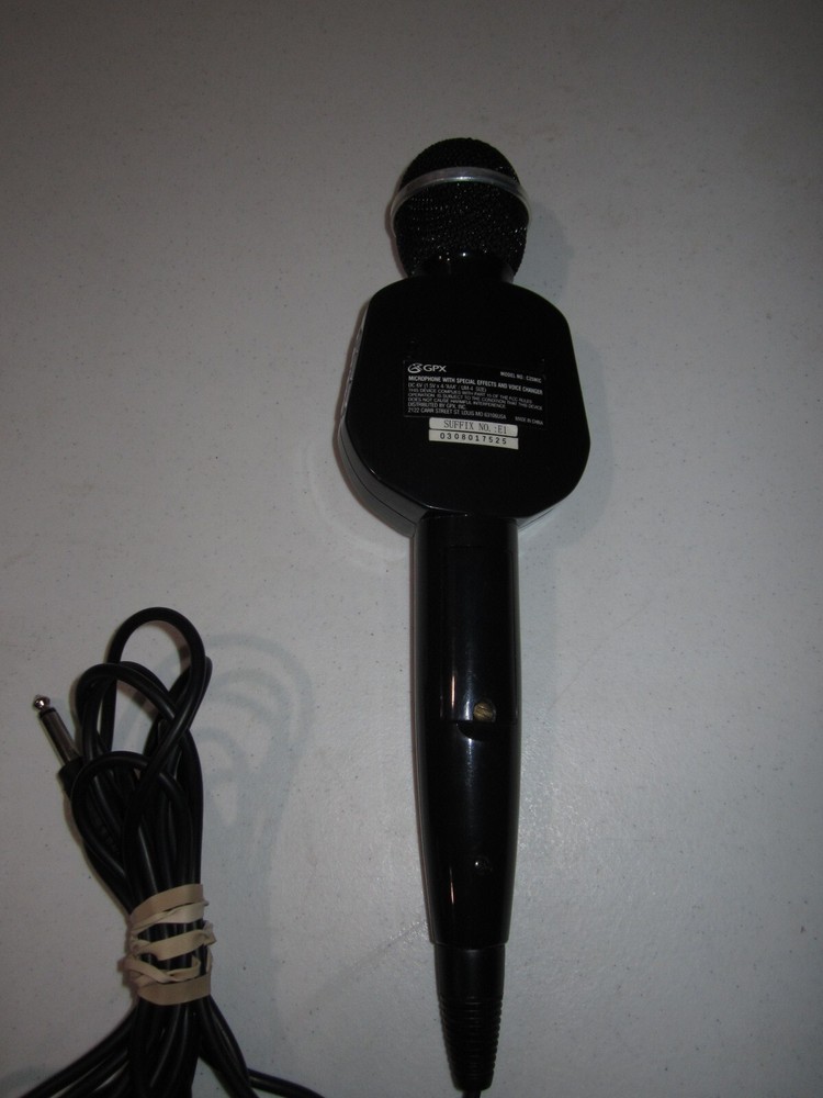 GPX C25MIC Magic Karaoke Microphone with Special Effects NICE!!!