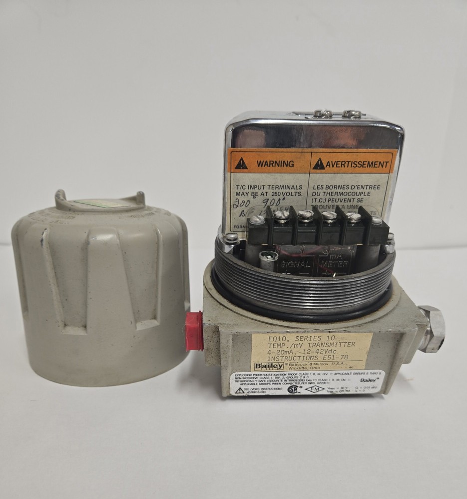 BAILEY TEMPERATURE TRANSMITTER EQ10.
