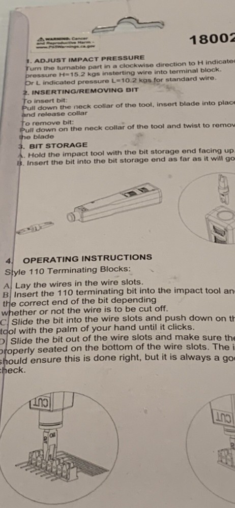 Cable Matters: Reliable Connectivity Punch Down Tool: New