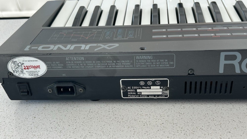 Roland Alpha Juno-1 Programmable Polyphonic Synthesizer 49-Key 220 Volt