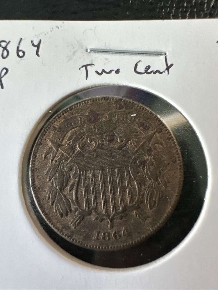 1864 2C Large Motto BN