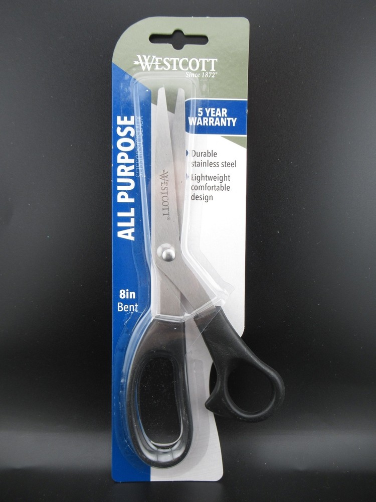 Westcott All Purpose 8 inch Bent Scissors