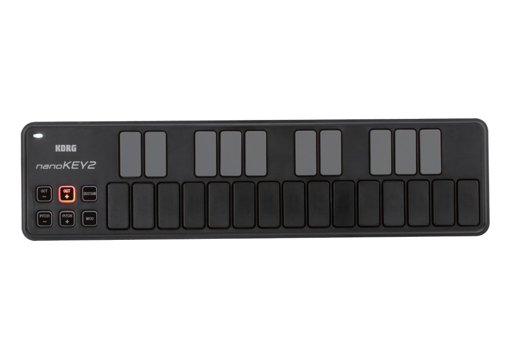 Korg nanoKEY2 Slim-Line USB Keyboard Controller Black