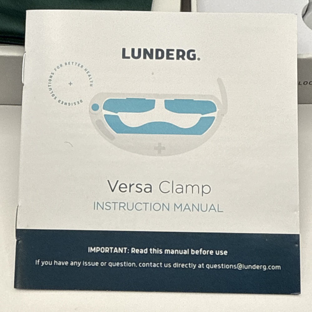 Lunderg Versa Clamp Comfortable Urinary Incontinence Adjustable Open Box