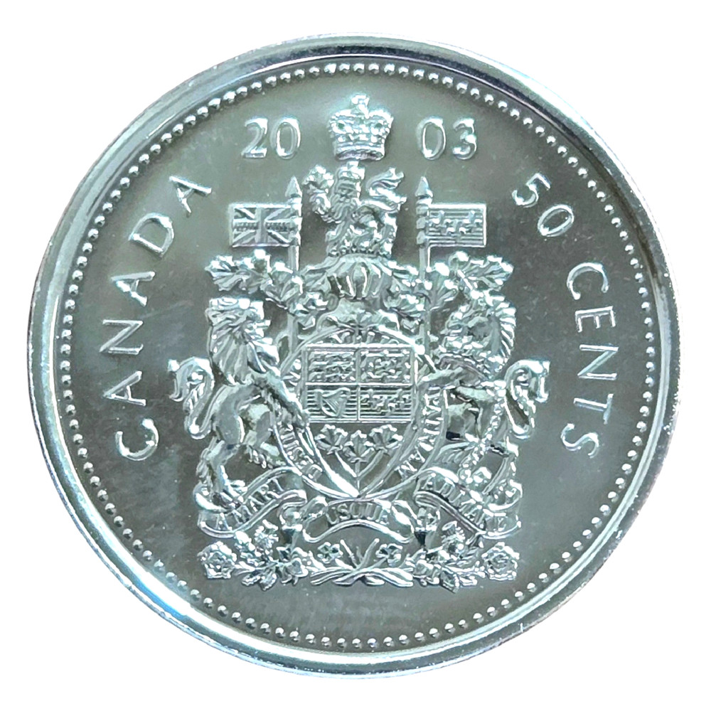 Canada 2003 WP Winnipeg Mint Mark Proof Like Fifty Cent Piece!!