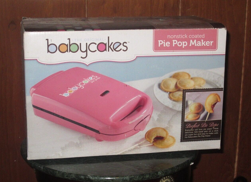 New Babycakes Pie Pop Maker Nonstick Coated, Makes 6 Pie Pops