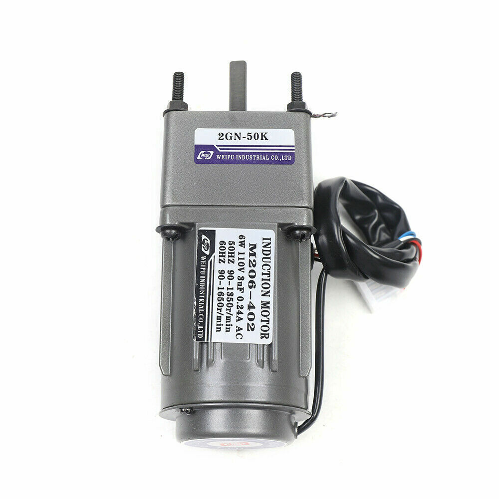 110V Reversible AC Gear Motor Electric Variable Speed Controller 50K 27RPM