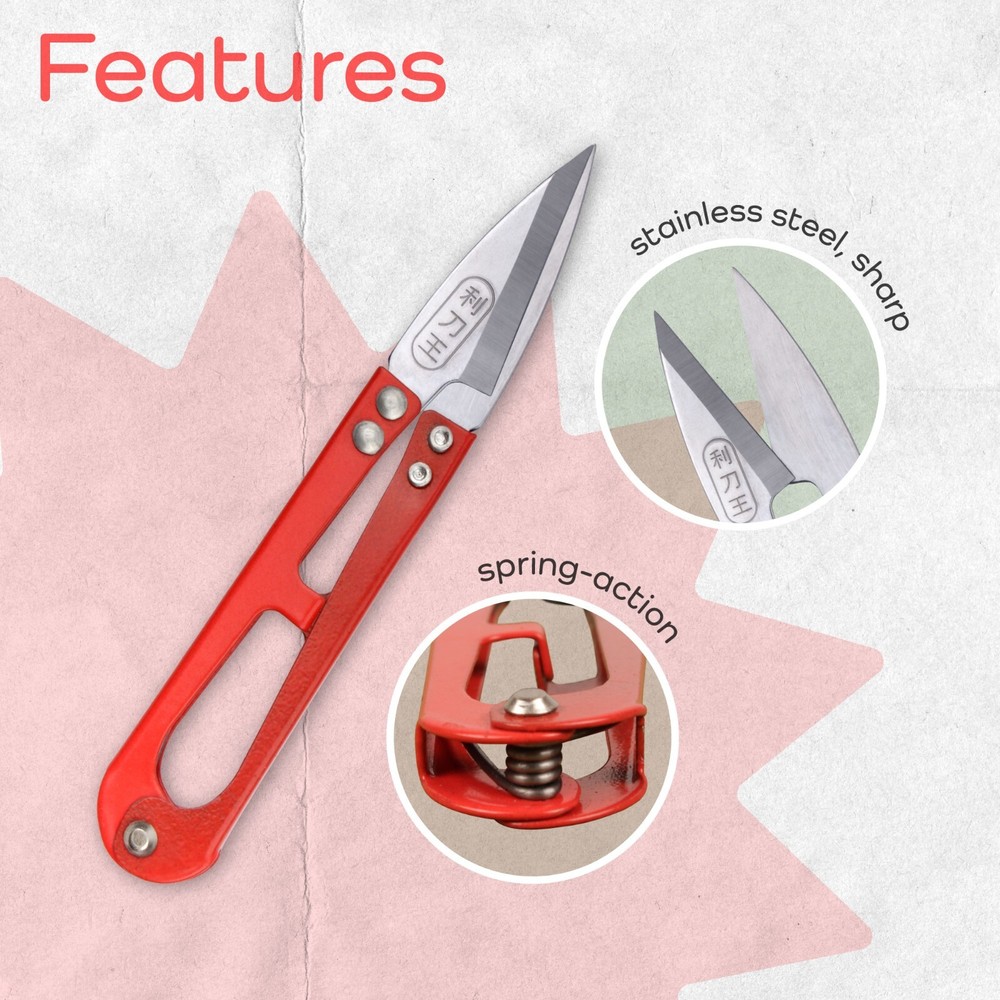 Professional Multi-Purpose Snips - Stainless Steel - Red
