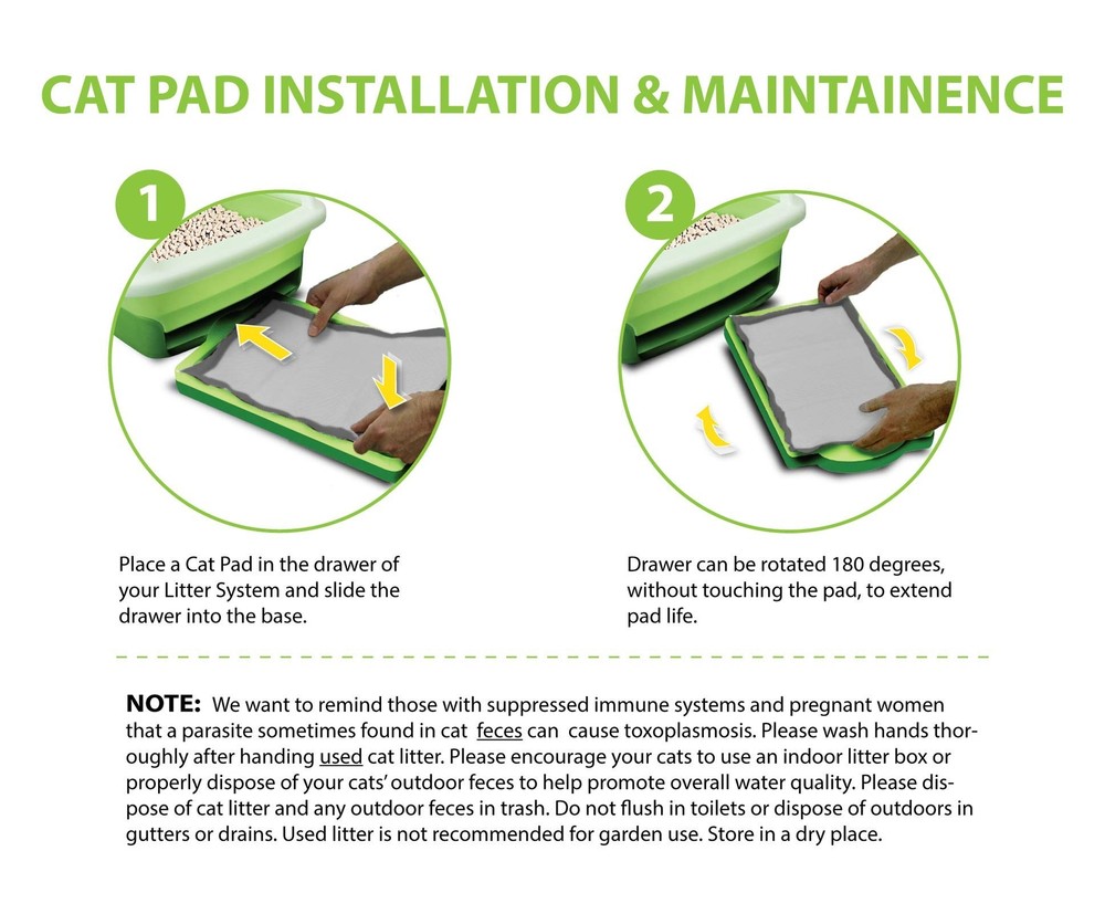 Peritas Cat Pads | Generic Refill for Breeze Tidy Cat Litter System | Cat Lin...