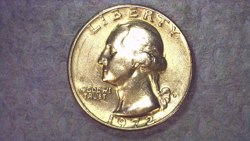 1972 D Washington Quarter (E1271)