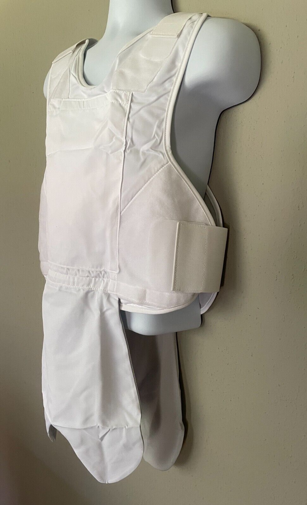 SECOND CHANCE Concealable Armor Plate Carrier Apex2 Polymicro White S Tail