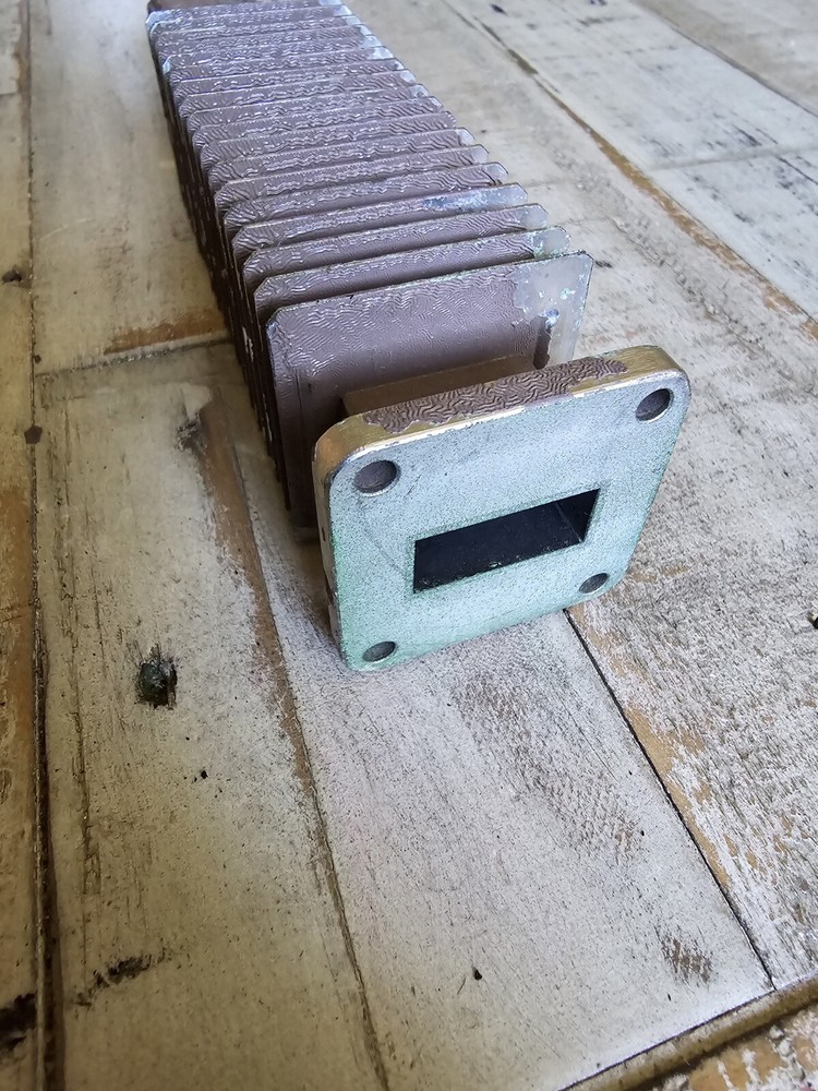 Antique Hewlett-Packard High Power Termination Microwave Waveguide Equipment