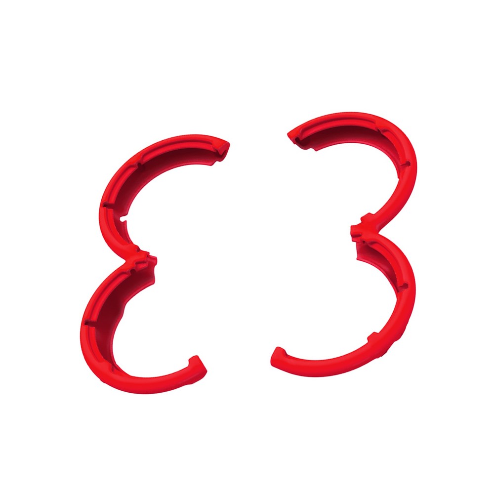 1 Pair Durable Red Propeller Guard Anti-Collision Protector For DJI NEO Drone