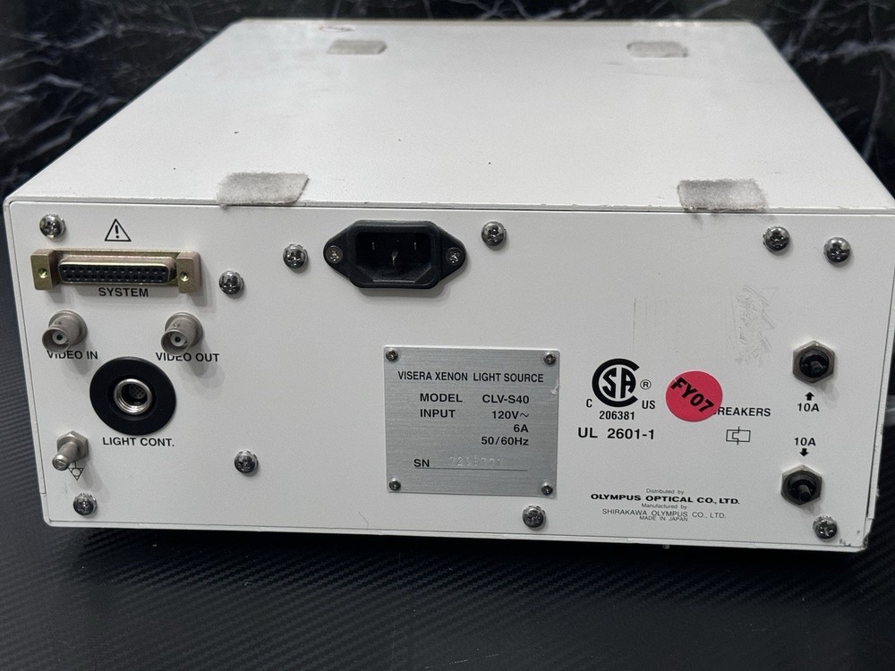OLYMPUS CLV-S40PRO XENON LIGHT SOURCE CLV-S40