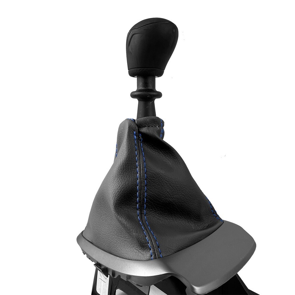 Manual Shift Boot Leather for Chevrolet Sonic 2012-2016 Blue Stitch