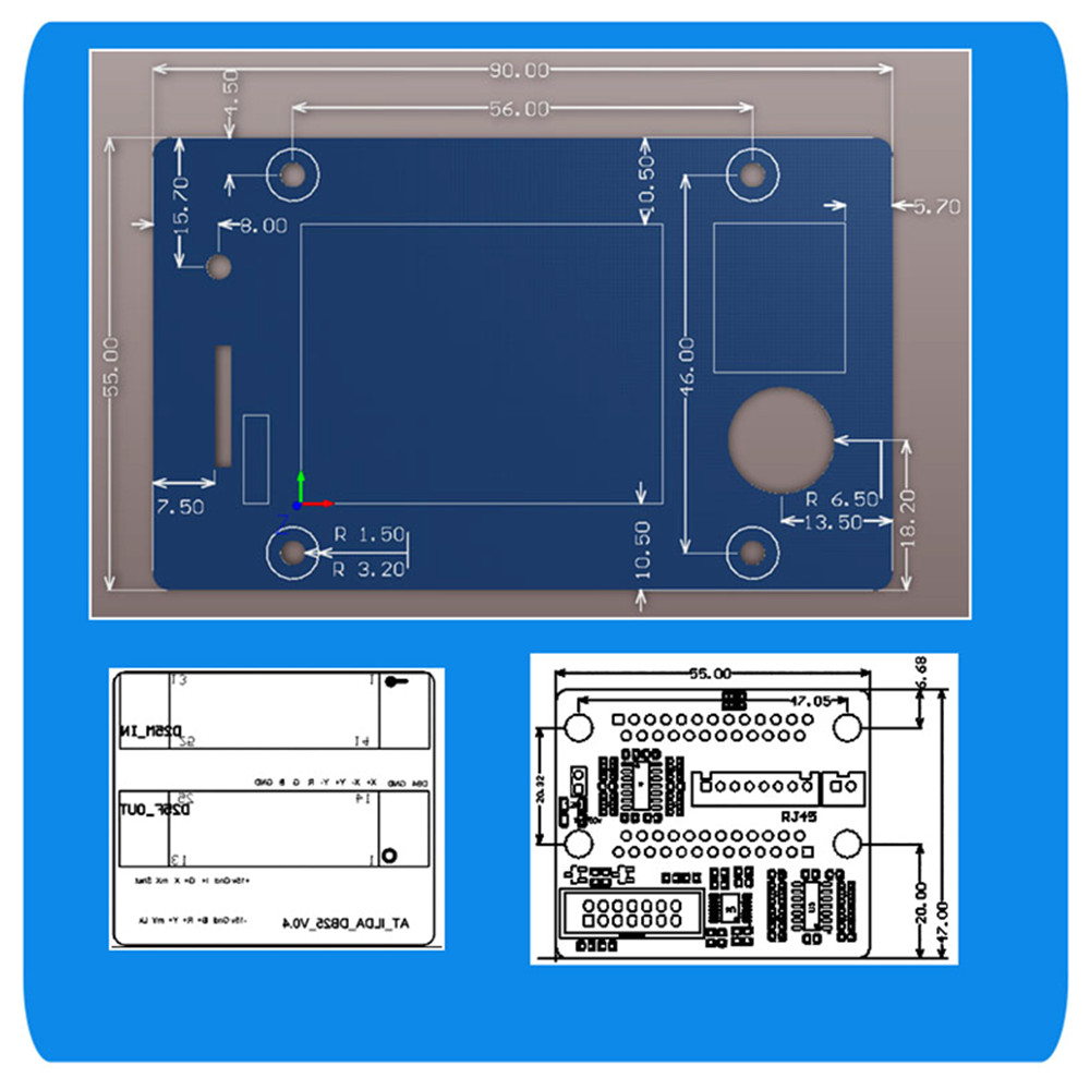 Multiple Operating Laser Glavo Program Control Board DMX ILDA Animation /SD Card