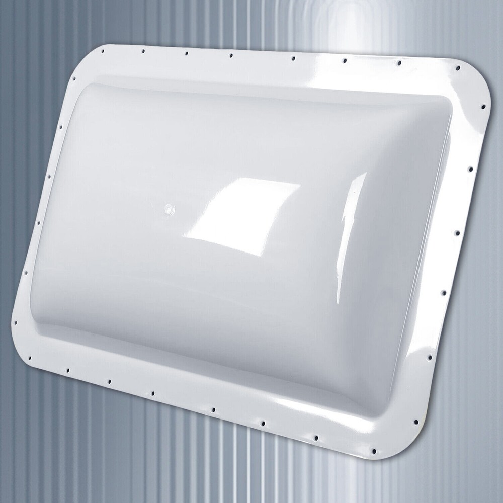 Exterior White Skylight Cover Roof Top For RV Camper Skylight 18" x 26"
