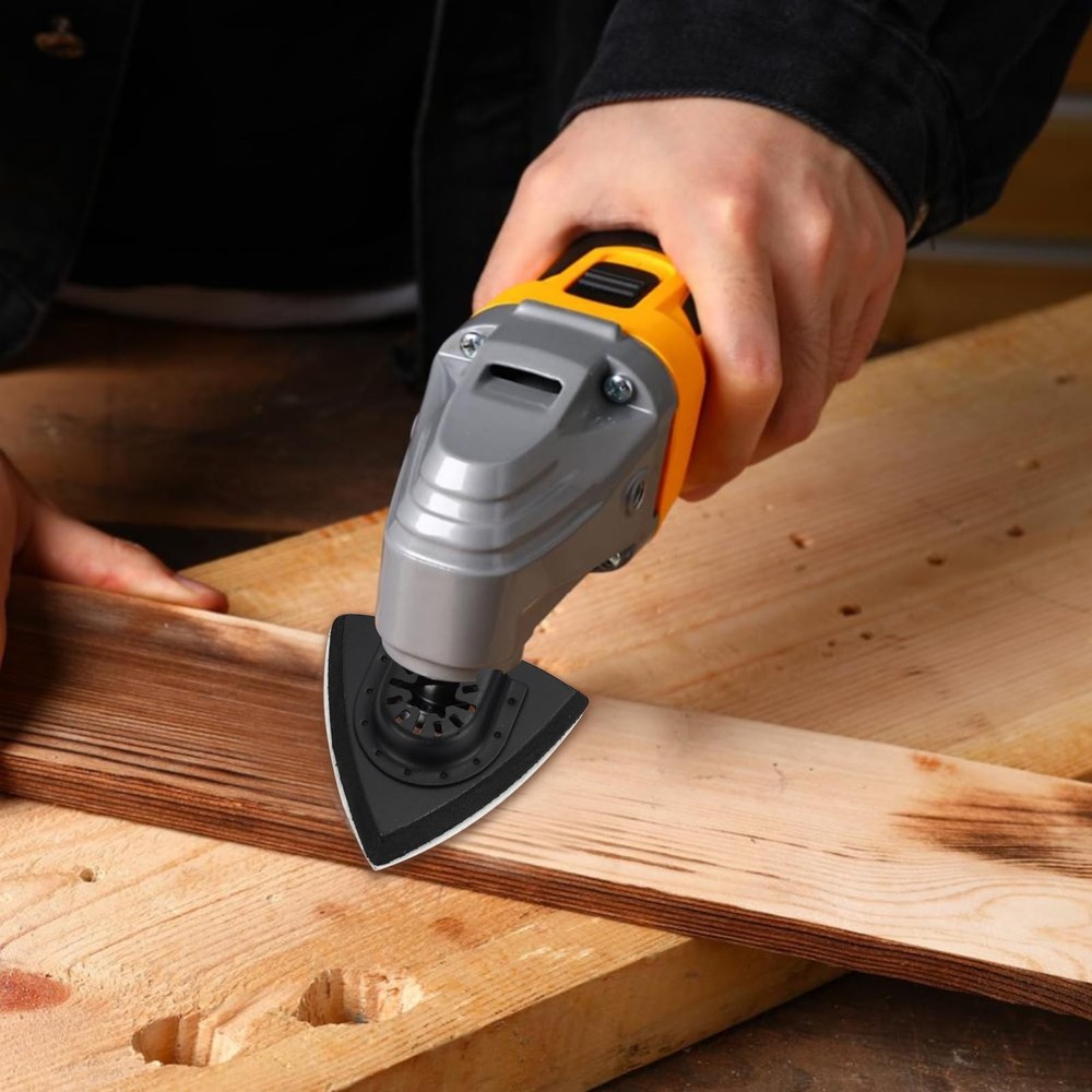 104Pcs Oscillating Multi-Tool Sanding Pads Kit, 2Pcs Triangle Pads...