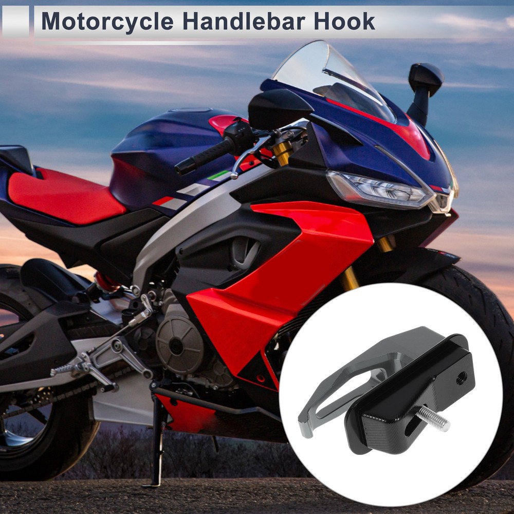 Motorcycle Storage Hook 1 Set Titanium 78mm