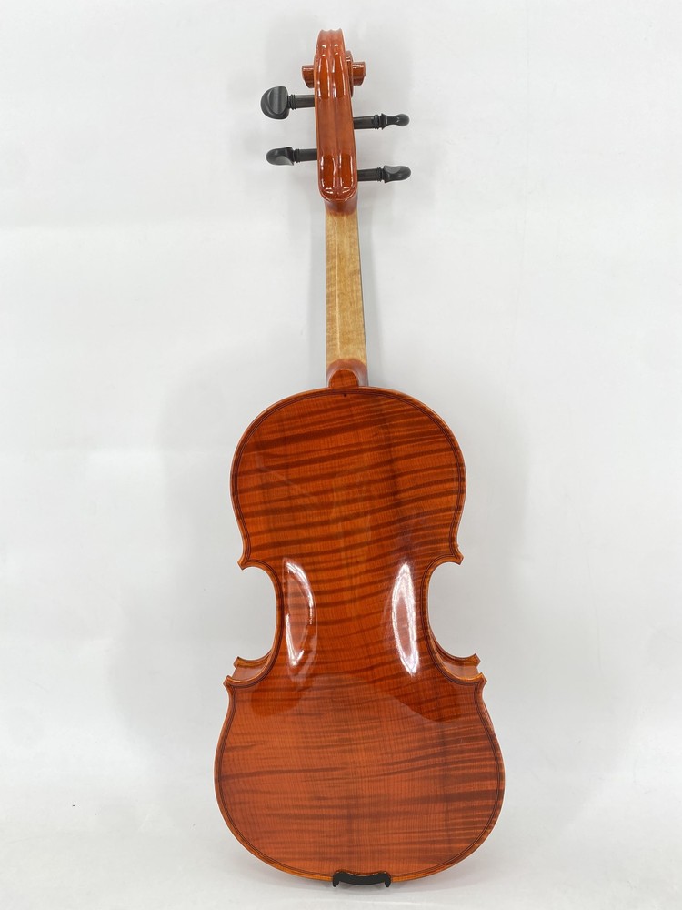 Handcrafted 4/4 Violin Solid One-Piece Back Flamed Maple Spruce Top Complete Set