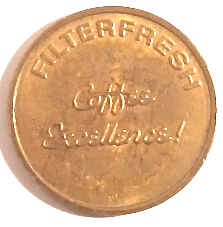 Filter Fresh Token Coffee Excellence Brass .9375"
