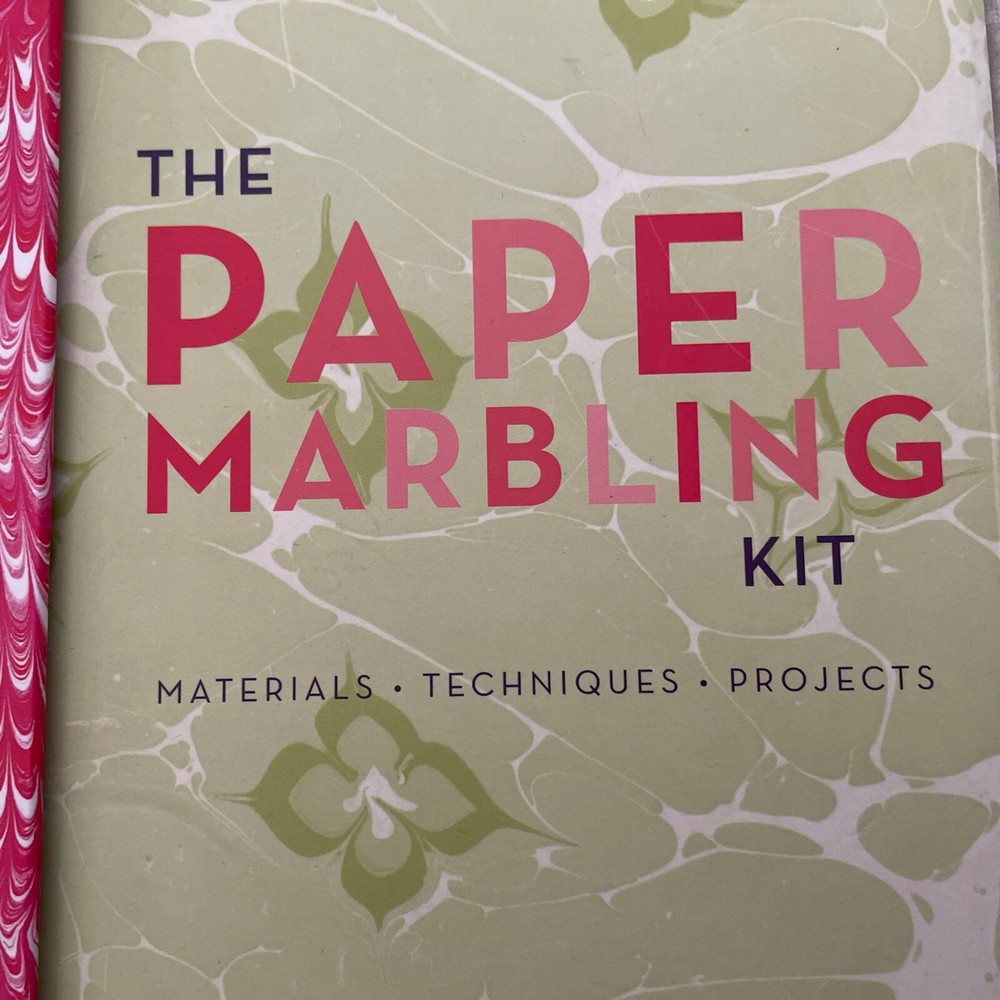 The Paper Marbling Kit Materials Techniques Projects Supplies Jane Dickinson